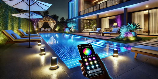 Nueva gama X3: iluminación conectada para piscina y jardín