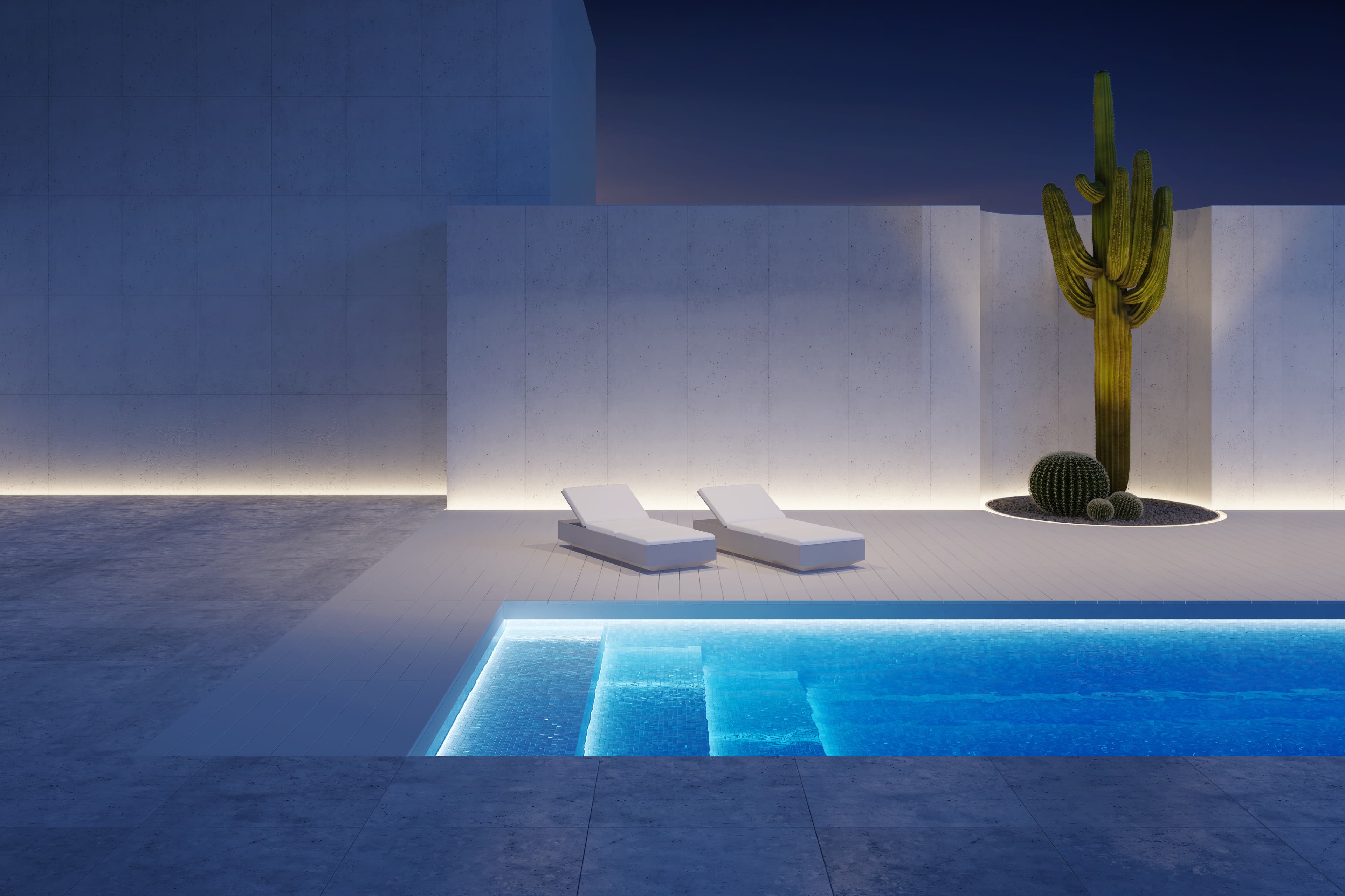 Éclairage nocturne de piscine : que faut-il acheter ? 
