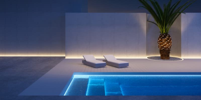 Pilotez l'éclairage de votre piscine connectée comme par magie !