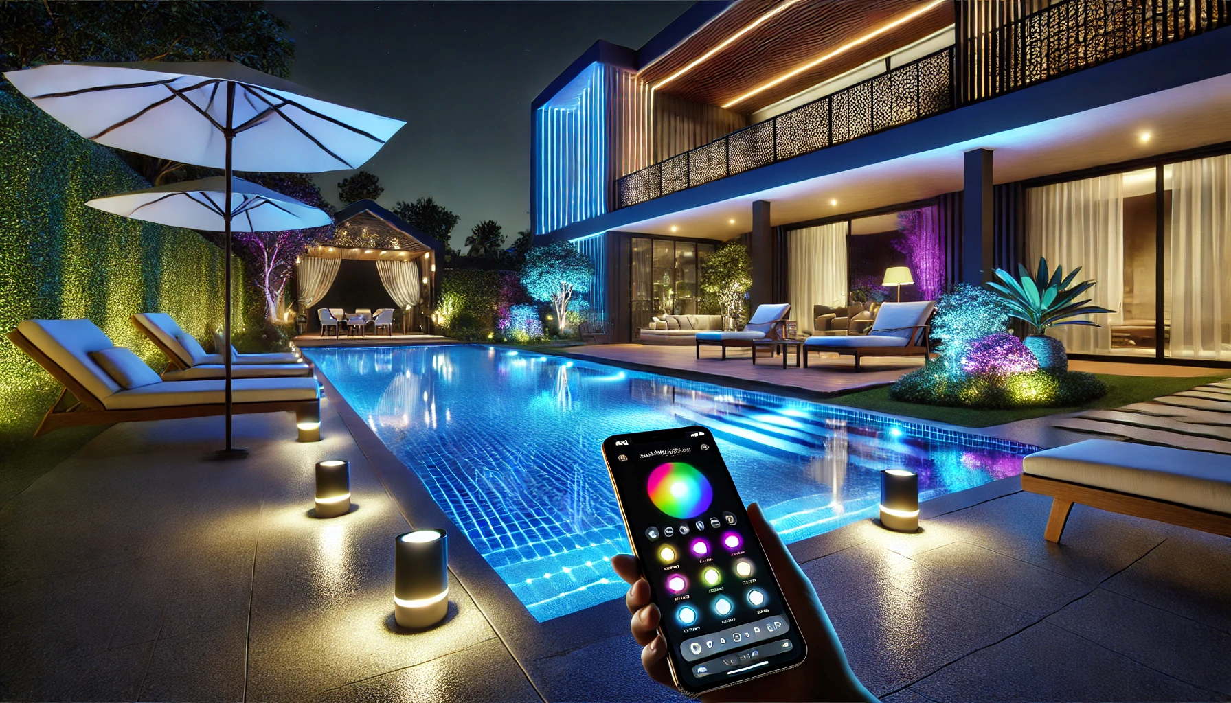 Nouvelle gamme X3: éclairage connecté pour piscine et jardin