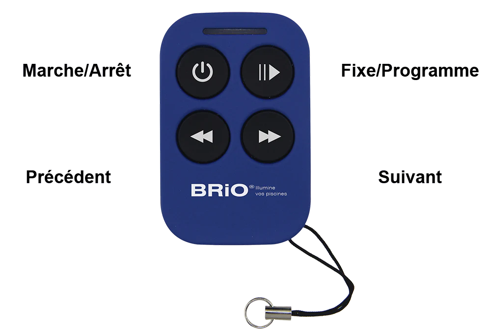 Télécommande Brio RC+ CCEI – Remplacement Radio pour Pilotage Projecteur Piscine LED - Pool Planet
