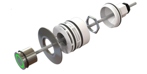 Bouton Poussoir Piezo RGB Inox 316L CCEI 22 mm – Commande Nage à Contre-Courant Piscine - Pool Planet