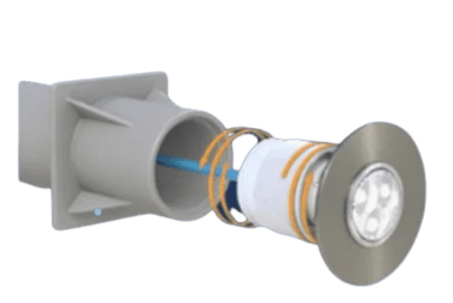 Adaptateur 1,5" / 2" (Ø63mm) pour mini projecteur - Pool Planet