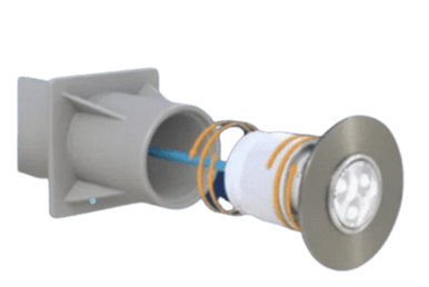 Adaptateur 1,5" / 2" (Ø63mm) pour mini projecteur - Pool Planet