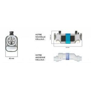 Cellule d'électrolyseur X-CELL pour Limpido 100 - CCEI - Pool Planet