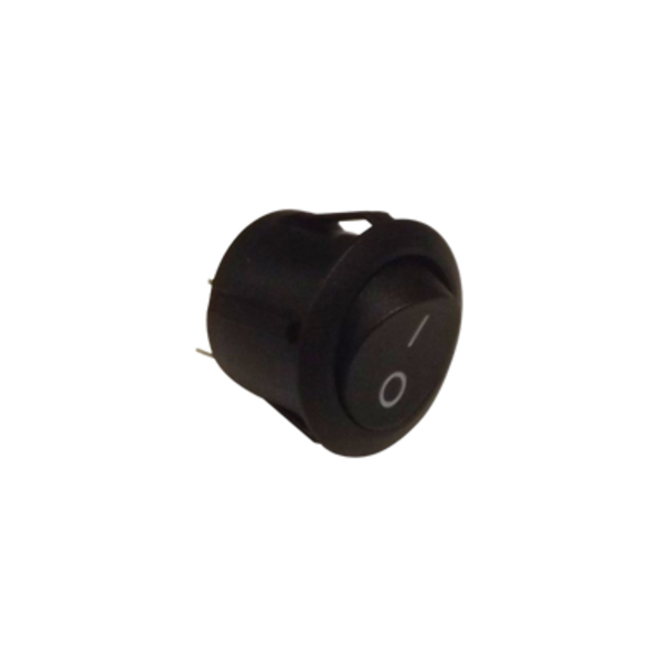 Interrupteur rond voyant noir Ø20mm - Pool Planet