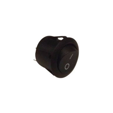 Interrupteur rond voyant noir Ø20mm - Pool Planet