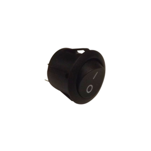 Interrupteur rond voyant noir Ø20mm - Pool Planet