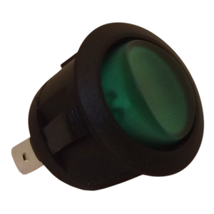 Interrupteur rond voyant vert Ø20mm - Pool Planet