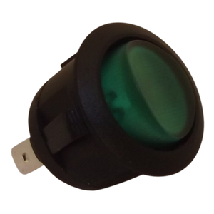 Interrupteur rond voyant vert Ø20mm - Pool Planet