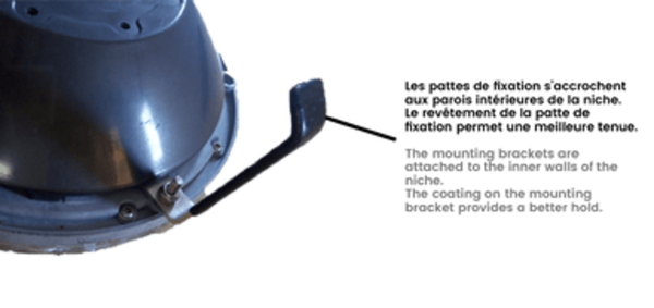 Patte de fixation BRIO ZX - Pool Planet