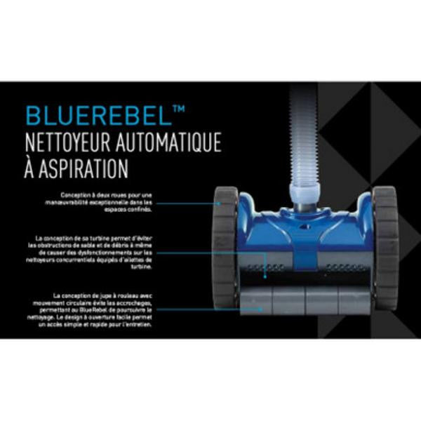 Robot aspirateur hydraulique pour piscine BLUEREBEL - Pentair - Pool Planet