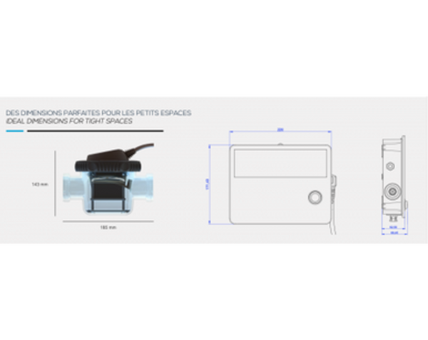 Zelia ZLT - Électrolyseur intelligent et lumineux au sel - CCEI - Pool Planet