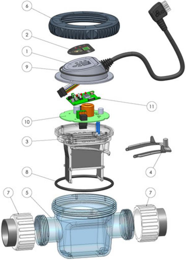 Zelia ZLT - Électrolyseur intelligent et lumineux au sel - CCEI - Pool Planet