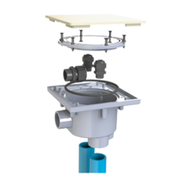 Boîte de dérivation étanche Xiona pour 2 projecteurs - CCEI - Pool Planet