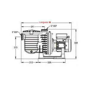 Pompe de filtration - 5P6R - STA-RITE - Pool Planet