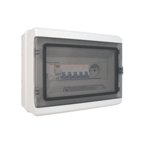 Coffret répartiteur pour local technique piscine - CCEI - Ampères - CID-M+ 1x16A Courbe C + Courbe D - Pool Planet