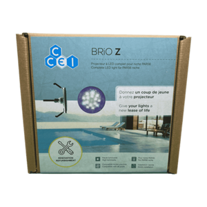 Projecteur LED Brio-Z ZX30 pour niche standard PAR56 - Couleurs RGBW - 30W - CCEI - Pool Planet