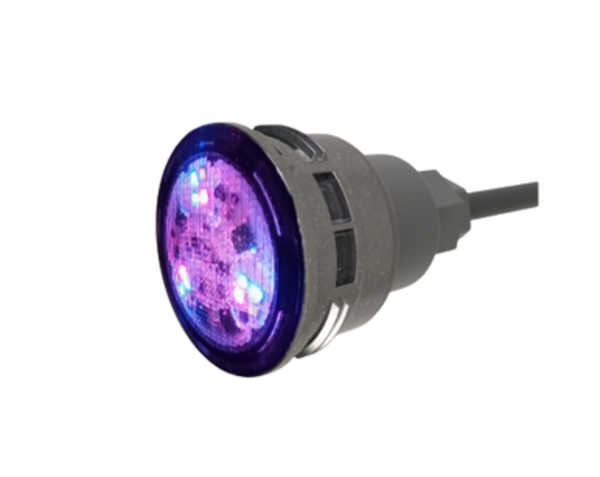 Mini projecteur LED piscine à visser sur le refoulement - Mini-Brio 2 X12 RGBW - CCEI - Pool Planet