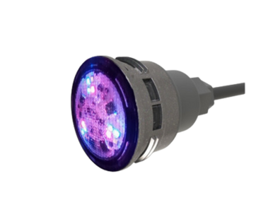 Mini projecteur LED piscine à visser sur le refoulement - Mini-Brio 2 X12 RGBW - CCEI - Pool Planet