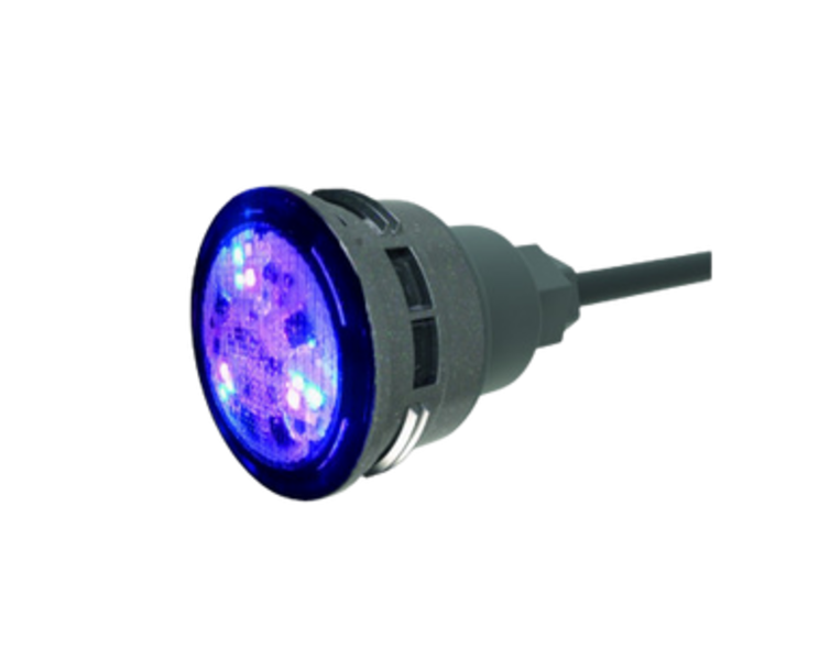 Mini projecteur couleurs LED piscine à visser sur le refoulement - MINI-Brio+ X10 RGB - CCEI - Pool Planet