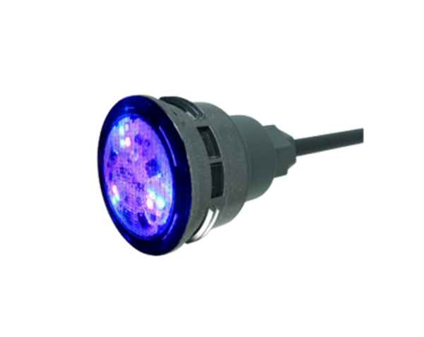 Mini projecteur couleurs LED piscine à visser sur le refoulement - MINI-Brio+ X10 RGB - CCEI - Pool Planet
