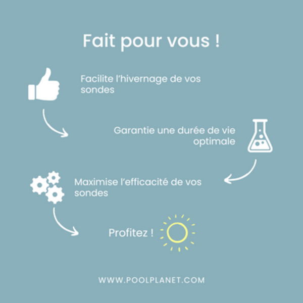 Kit hivernage sondes pH et Redox - Pool Planet