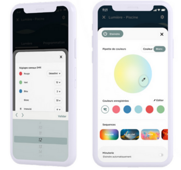 VigiBrio: Controleur d'éclairage avec l'application VigiPool - Pool Planet