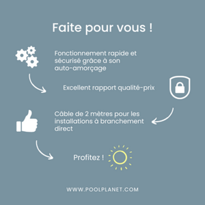 Pompe de filtration Swimmey - Monophasée - PENTAIR - Pool Planet