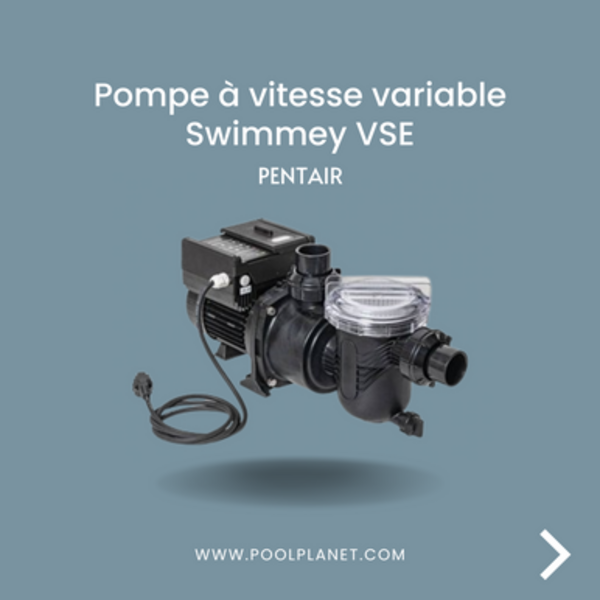 Pompe de filtration à vitesse variable Swimmey VSe - Pool Planet