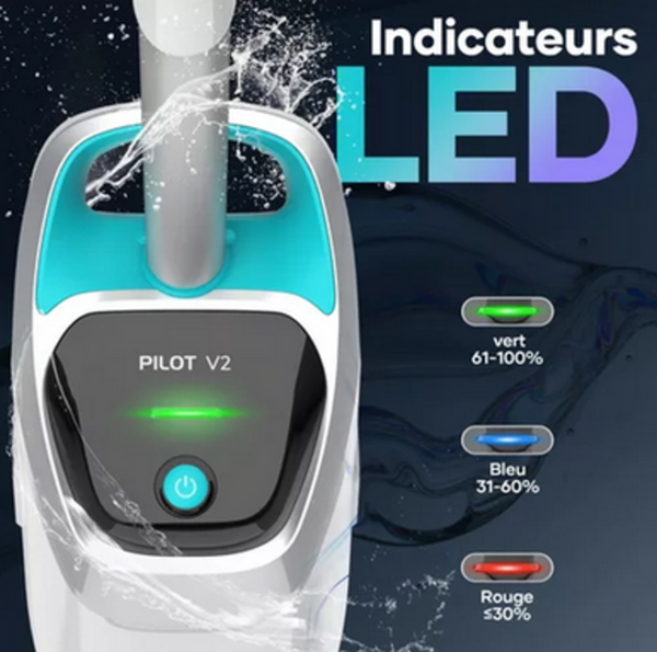Aspirateur manuel de piscine - Aiper Pilot V2 - Pool Planet