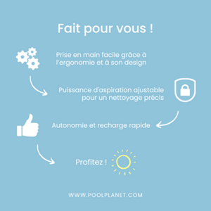 Aspirateur manuel de piscine - Aiper Pilot V2 - Pool Planet