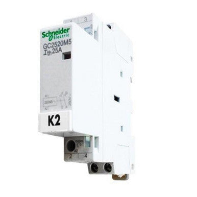 Contacteur Bipolaire modulaire 230V/50Hz - GC25 - GC2520M5 - Schneider - Pool Planet