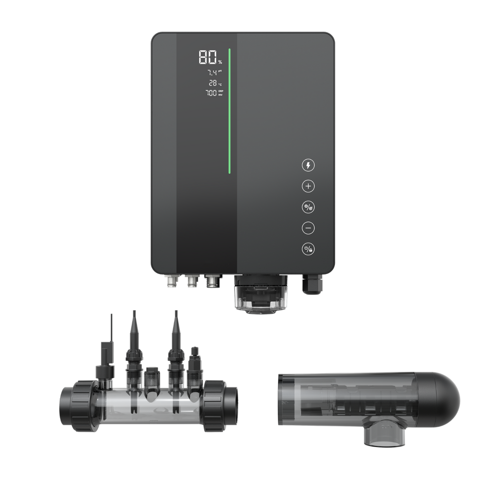 Électrolyseur Aquark InverClear Premium 28 - Inverter avec pH & Redox (100 m³) - Pool Planet