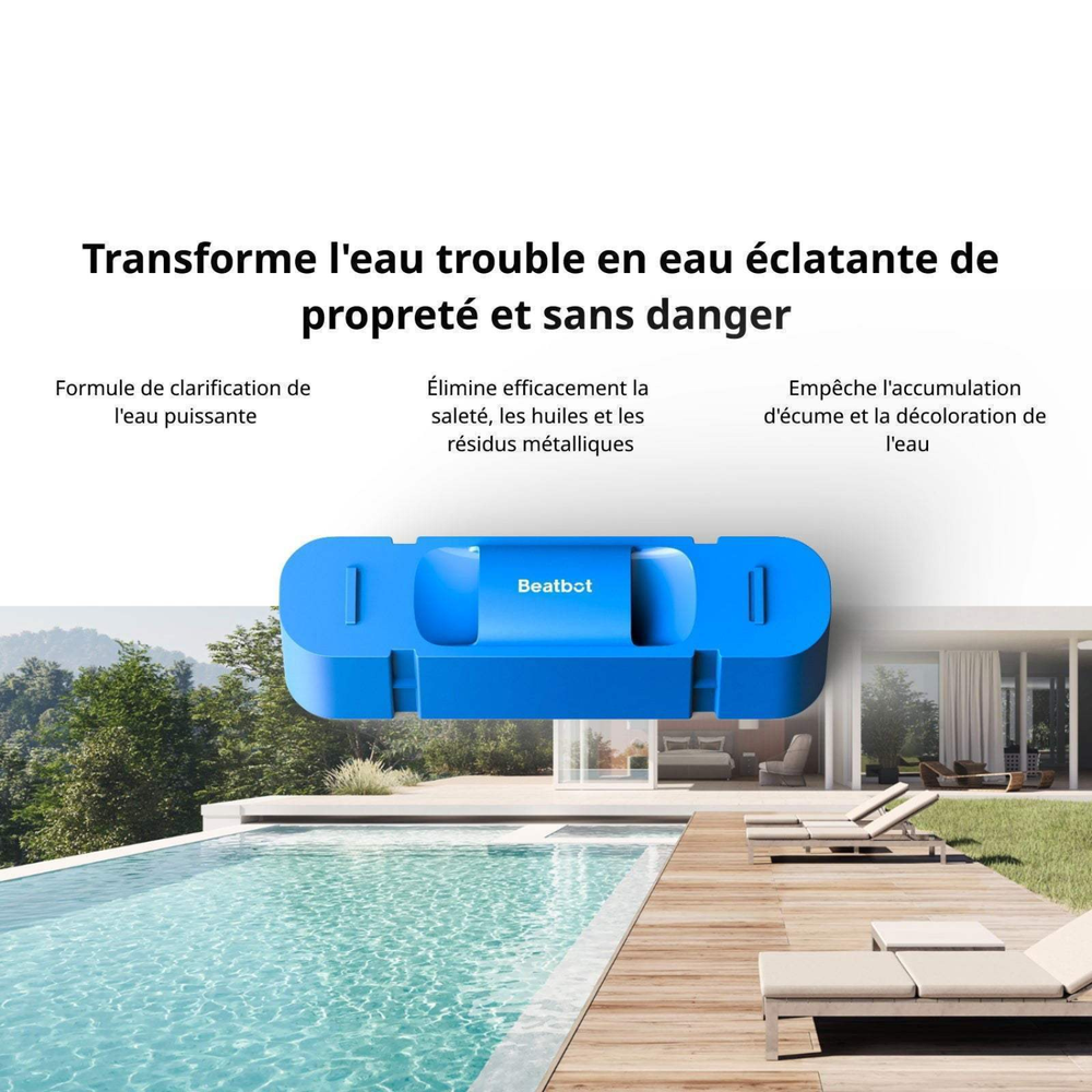 Kit de 2 cartouches Clarifiante - Clarifier Set BeatBot - Pool Planet