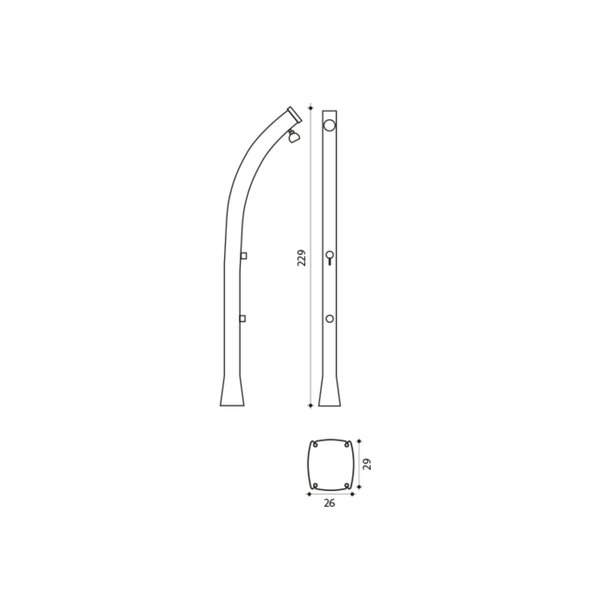 Douche Solaire Happy 4x4 44L Formidra – Vert