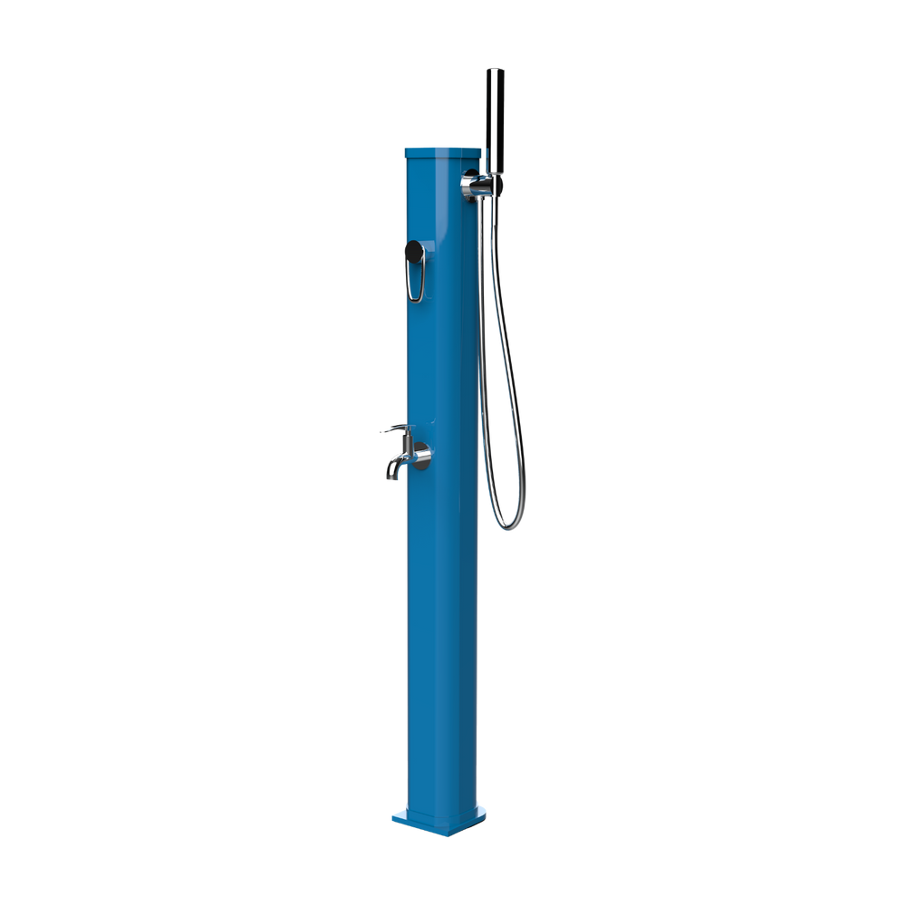 Douche Solaire Jolly Go 20L - Coloris Bleu Capri - Pool Planet