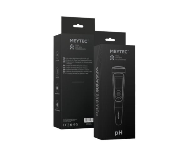 Testeur électronique de pH pour piscine + capteur température - Meytec - Pool Planet