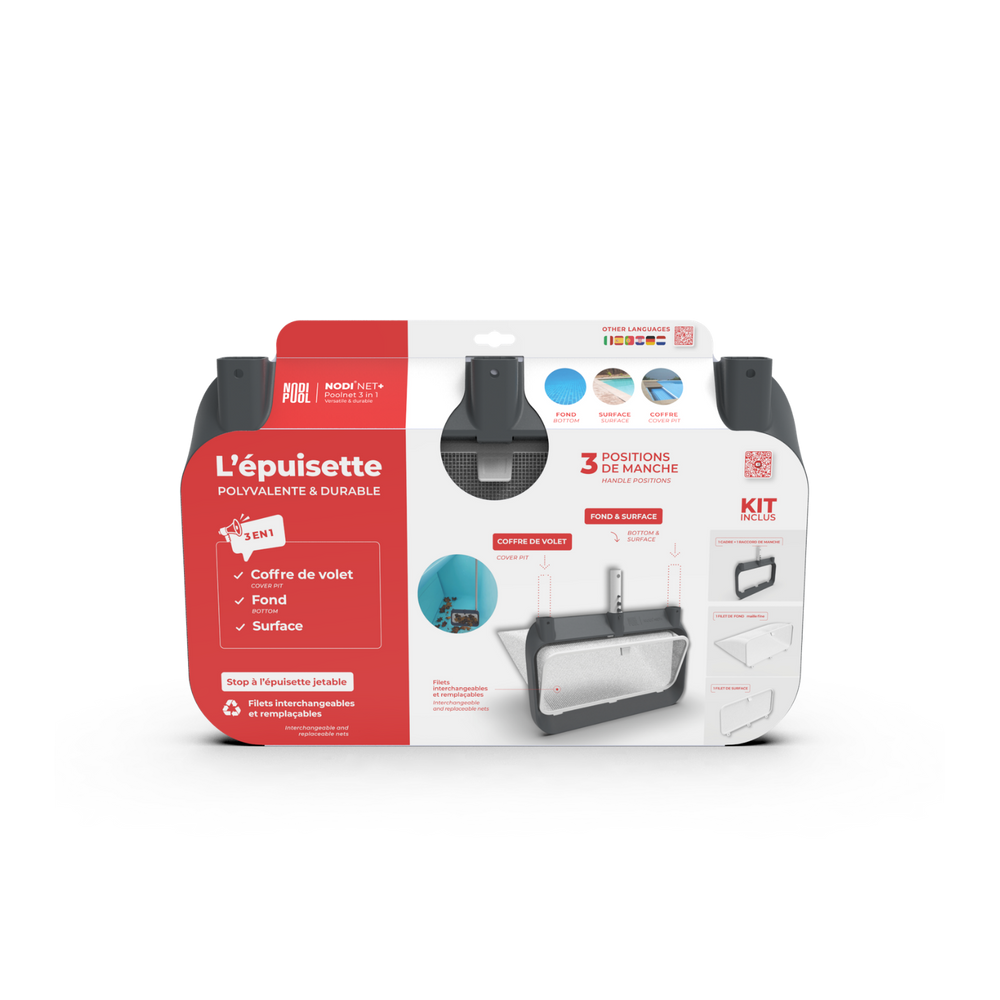 Épuisette 3 en 1 Nodi Net + - Nodipool - Pool Planet