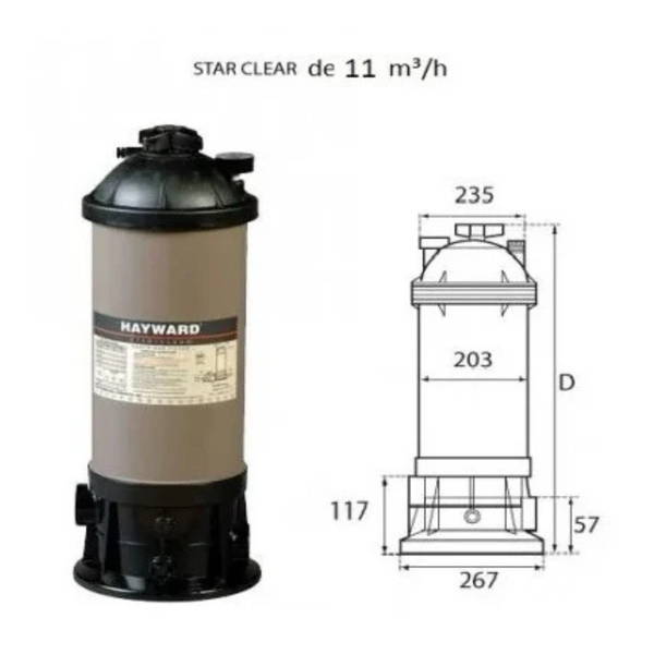 Cartouche de remplacement Hayward Star Clear C500 - Pool Planet