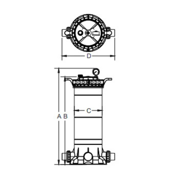 Filtre à cartouche Pentair FreeFlo - 14 m³/h - Pool Planet
