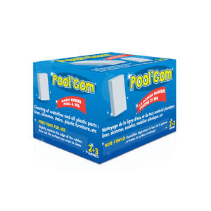 Gomme magique pour piscine Pool'Gom - Boîte de 3 - Toucan - Pool Planet