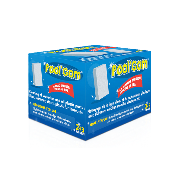Gomme magique pour piscine Pool'Gom - Boîte de 3 - Toucan - Pool Planet