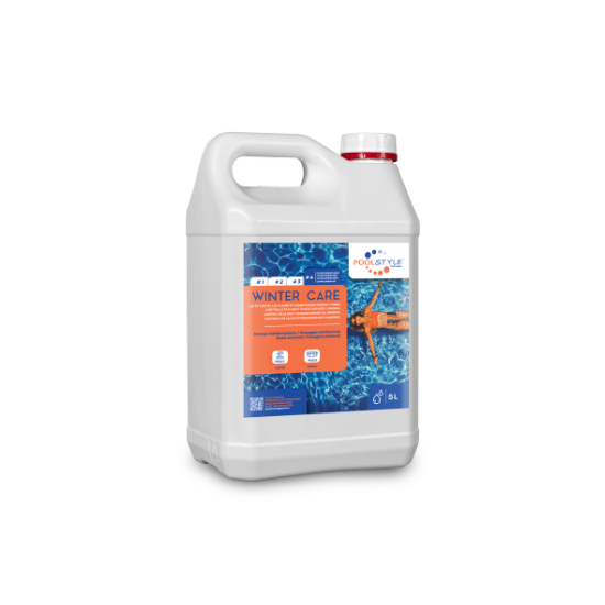 Produit D'hivernage Piscine 1L - Lot De 2 - Protection Anti-algues & Bactéries - Pour Bassin Jusqu'à 25 M³