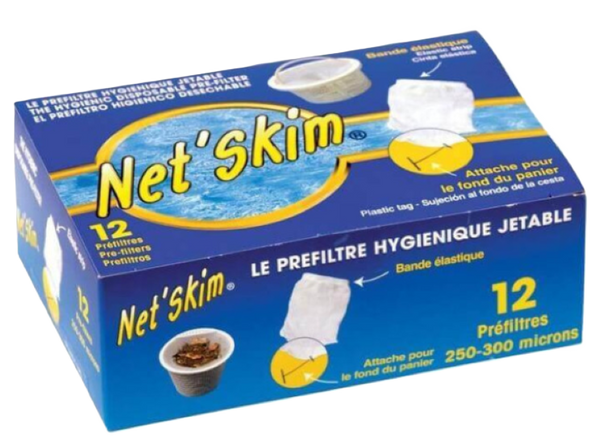 Net'Skim boîte de 12 préfiltres jetables pour panier de skimmer - Toucan - Pool Planet