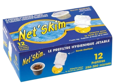 Net'Skim boîte de 12 préfiltres jetables pour panier de skimmer - Toucan - Pool Planet