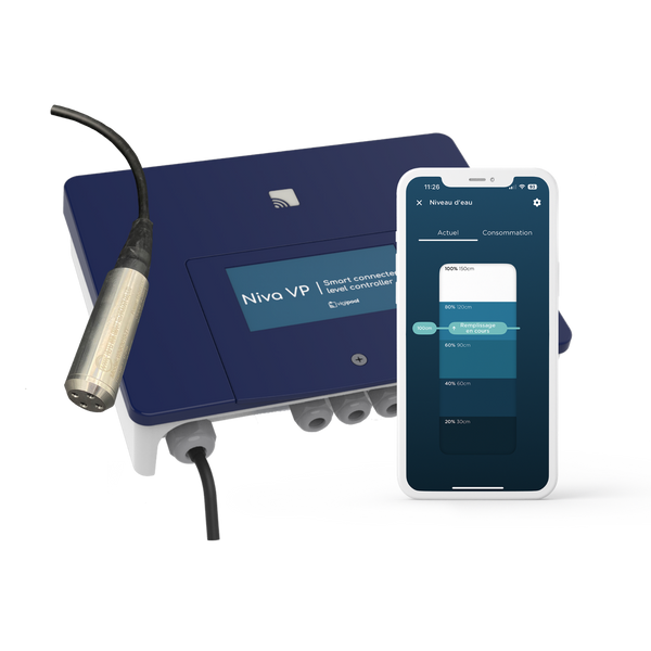 Niva VP : régulateur de niveau connecté et innovant - CCEI - Pool Planet