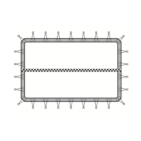 Bâche d'hivernage Mistral sécurisée sur-mesure - APE - Pool Planet