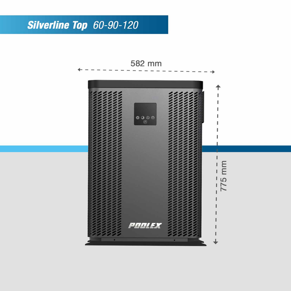 Pompe à chaleur Poolex Silverline Top Full Inverter 60 - Pool Planet
