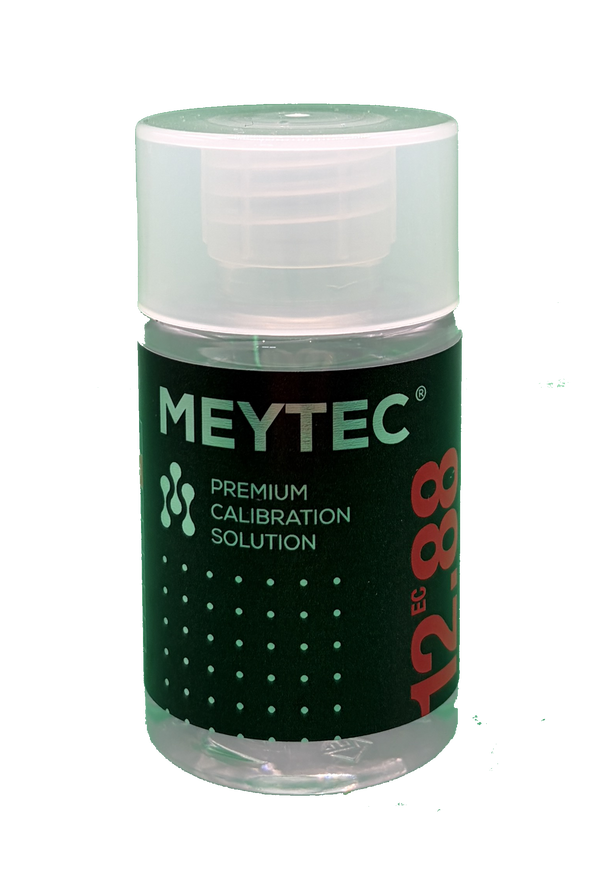 Solution d'étalonnage EC 12,88 mS/cm Meytec pour testeur de sel piscine – Flacon 60 ml